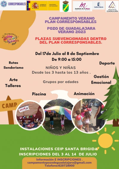Campamento de verano Plan Corresponsables